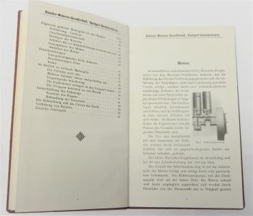 Betriebsanleitung für den 10/30 P.S. Mercedes-Knight-Cardanwagen - 1914