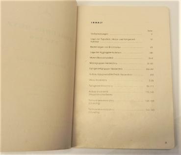 Ersatzteilkatalog / Ersatzteilliste für MERCEDES-BENZ TYP 180 (W120) - 1953