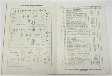 Ersatzteilkatalog TRIUMPH - TWN - BDG 125 - November 1950