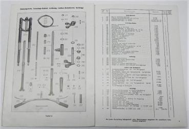 Ersatzteilkatalog TRIUMPH - TWN - BDG 125 - November 1950