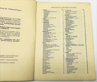 Ersatzteilkatalog / Ersatzteilliste OPEL Blitz 3,5 Liter - April 1931