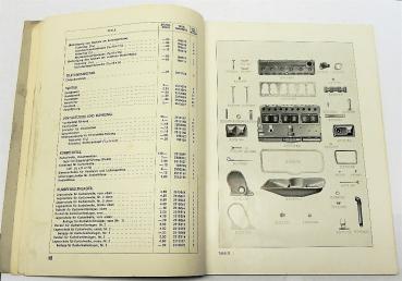 Ersatzteilkatalog / Ersatzteilliste OPEL Blitz 3,5 Liter - April 1931