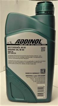 Motorenöl / Motoröl M50 - SAE 50 - API SA/CA - Addinol Einbereichsmotorenöl