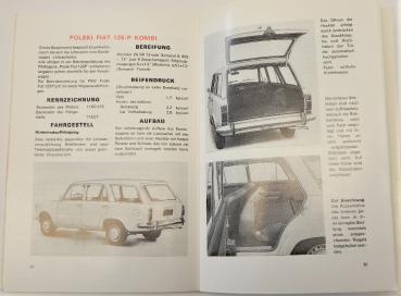 Betriebsanleitung Polski Fiat 125p - Ausgabe 1973
