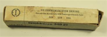 Glühkerze D (neue Bezeichnung MB 21) - 1,7V 40A - z.B. für Famulus luftgekühlt RS 14/30 und RS14/36 und T174