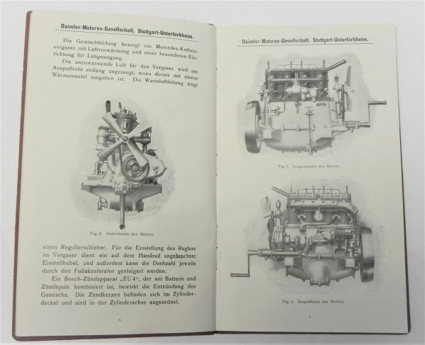 Betriebsanleitung für den 10/30 P.S. Mercedes-Knight-Cardanwagen - 1914