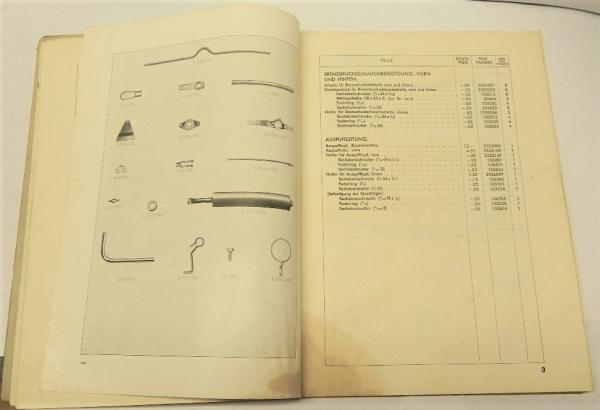Ersatzteilkatalog / Ersatzteilliste OPEL Blitz 2,6 Liter - Mail 1931