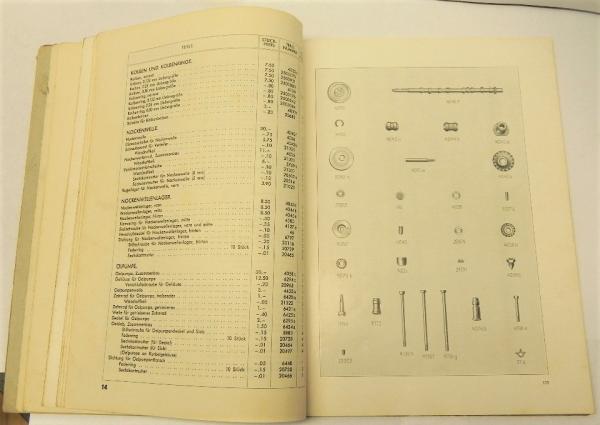 Ersatzteilkatalog / Ersatzteilliste OPEL Blitz 2,6 Liter - Mail 1931