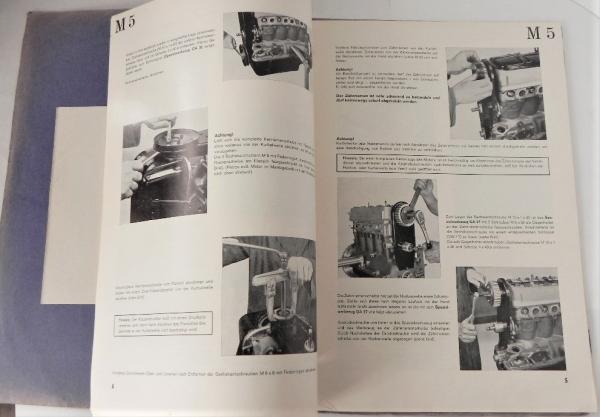 Reparaturhandbuch / Werkstatthandbuch / Reparaturanleitung - GLAS Motoren - 1 Ltr - Typ: Glas 100 und 1,2 Ltr - Typ: GLAS 120 - 1963