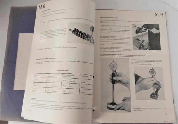 Reparaturhandbuch / Werkstatthandbuch / Reparaturanleitung - GLAS Motoren - 1 Ltr - Typ: Glas 100 und 1,2 Ltr - Typ: GLAS 120 - 1963