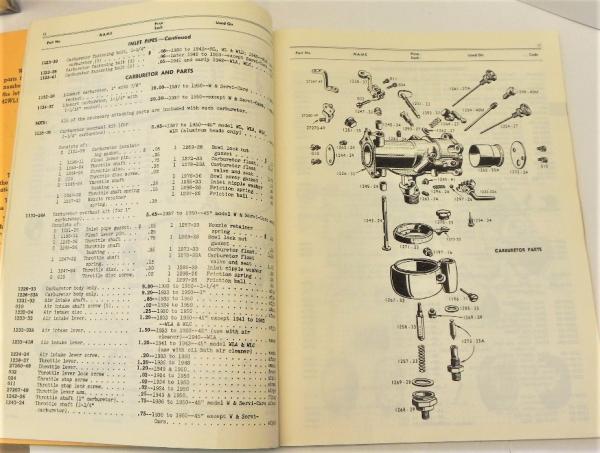 Ersatzteilkatalog HARLEY-DAVIDSON - 45 cu.in. - 750 ccm Modelle - Motorräder und Servi-Cars 1940-1950 - Ausgabe 1949