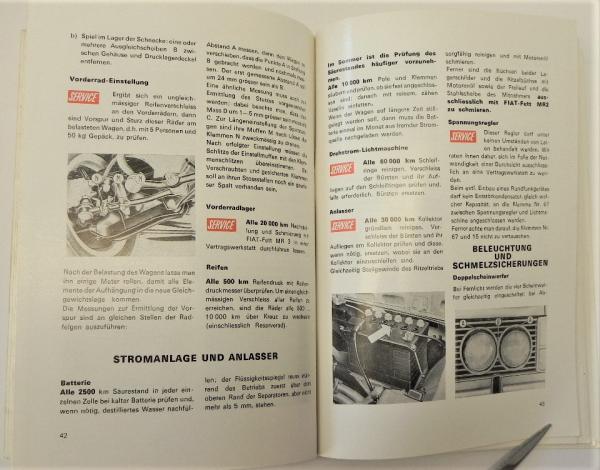 Betriebsanleitung Polski Fiat 125p - Ausgabe 1973