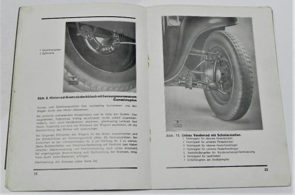 Betriebsanleitung / Handbuch ADLER Trumpf Junior (1G) - ca. 1935